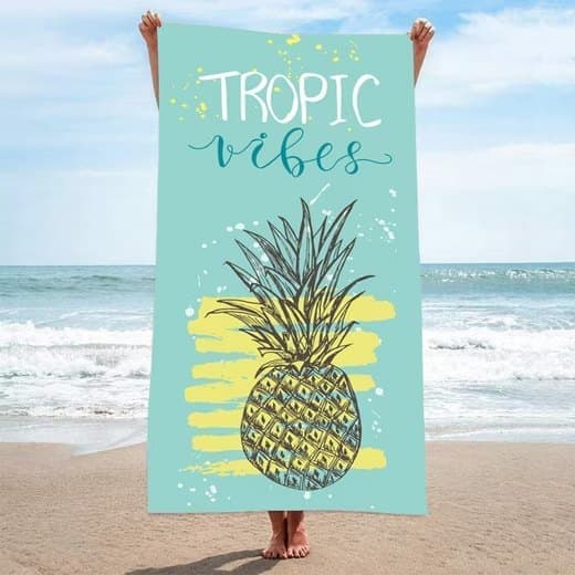 XXL Microfiber Beach Towel, Quick-Drying Lightweight Bath Towel for Beach, 70 × 140 cm — image 2