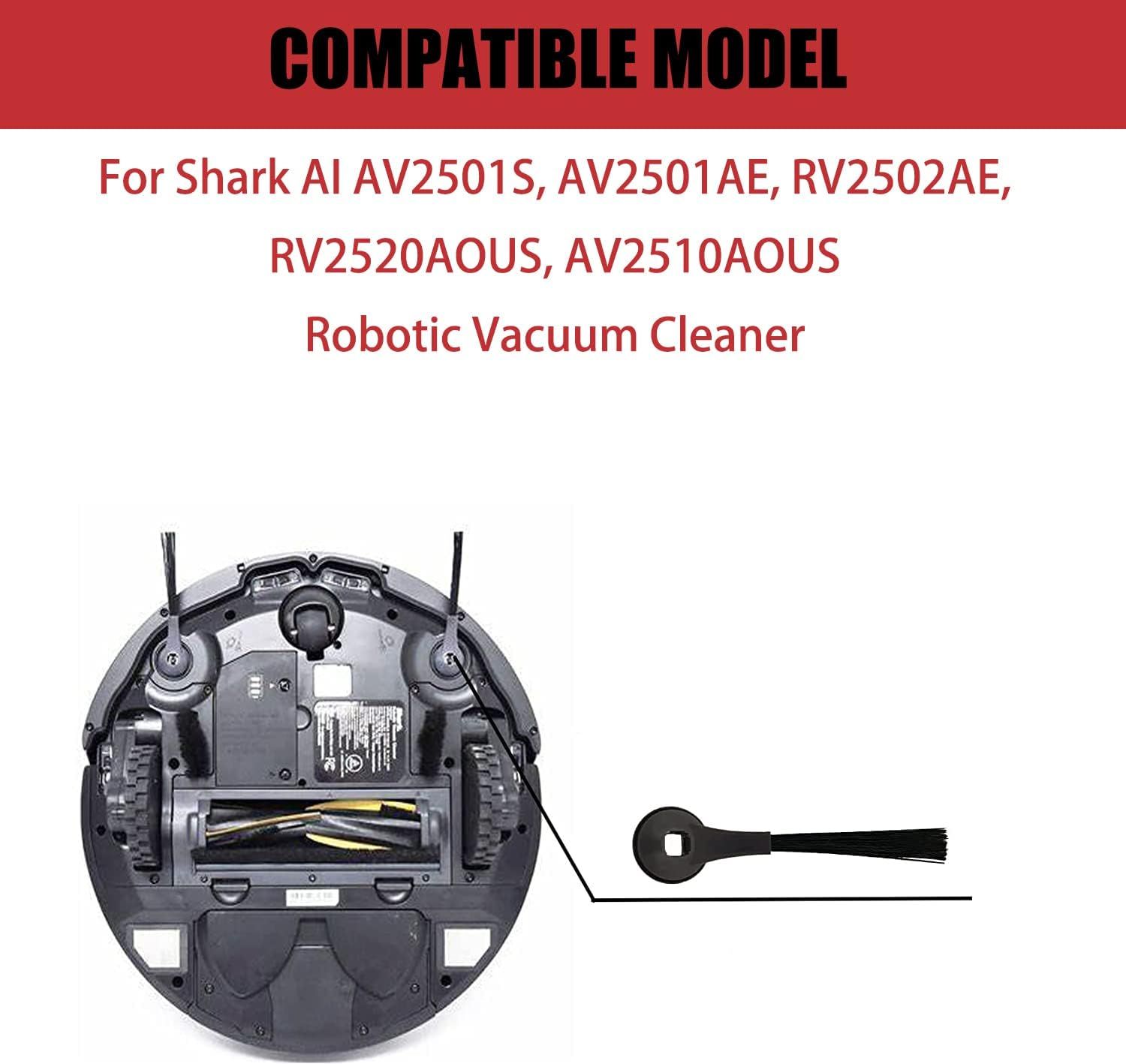 Side Brush or Shark AI AV2501S, AV2501AE, RV2502AE, RV2520AOUS, AV2510AOUS Robotic Vacuum Cleaner Replacement Parts - 4 Pack — image 3