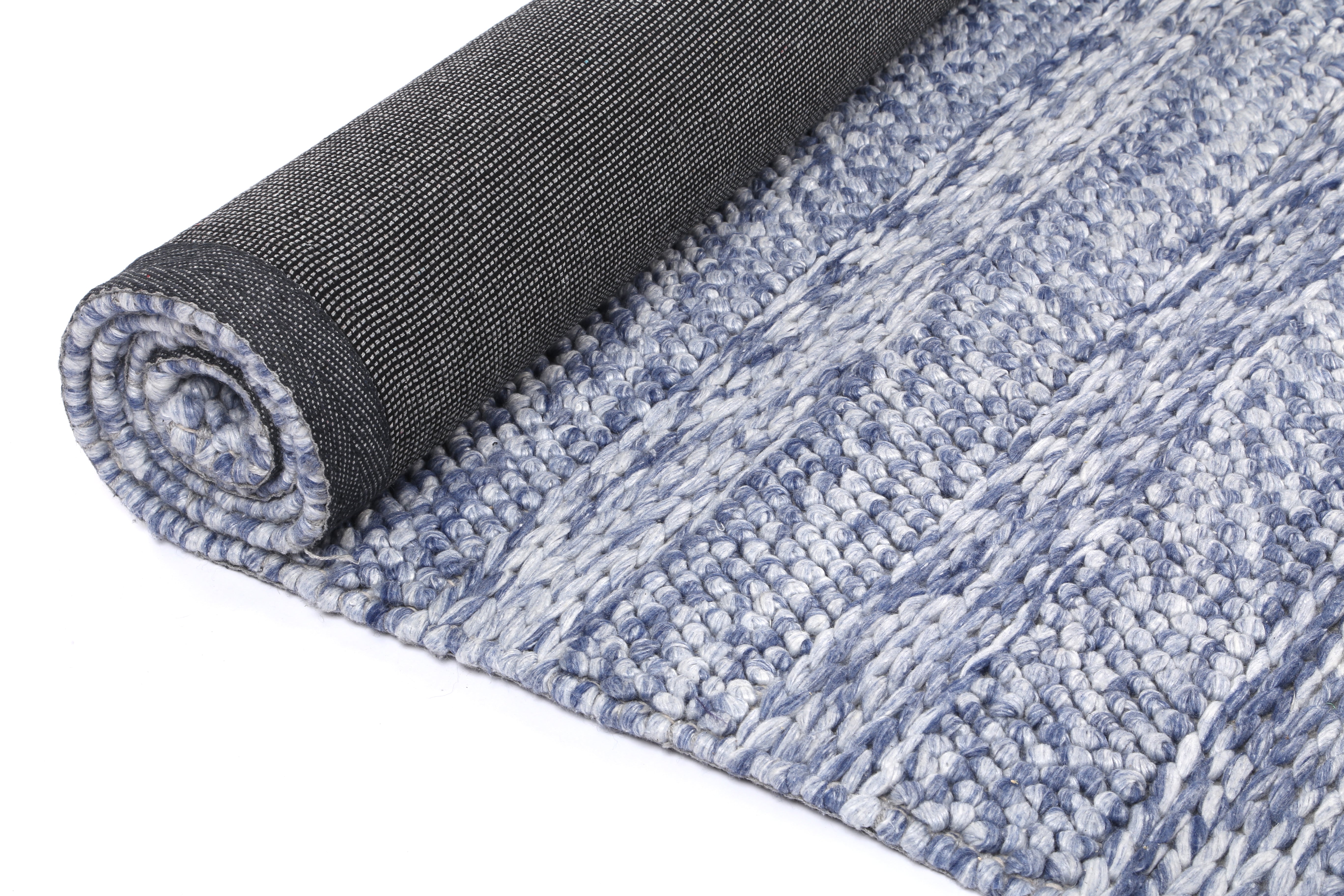 Harlow Ringlets Blue Wool Blend Rug 160x230 โ image 5