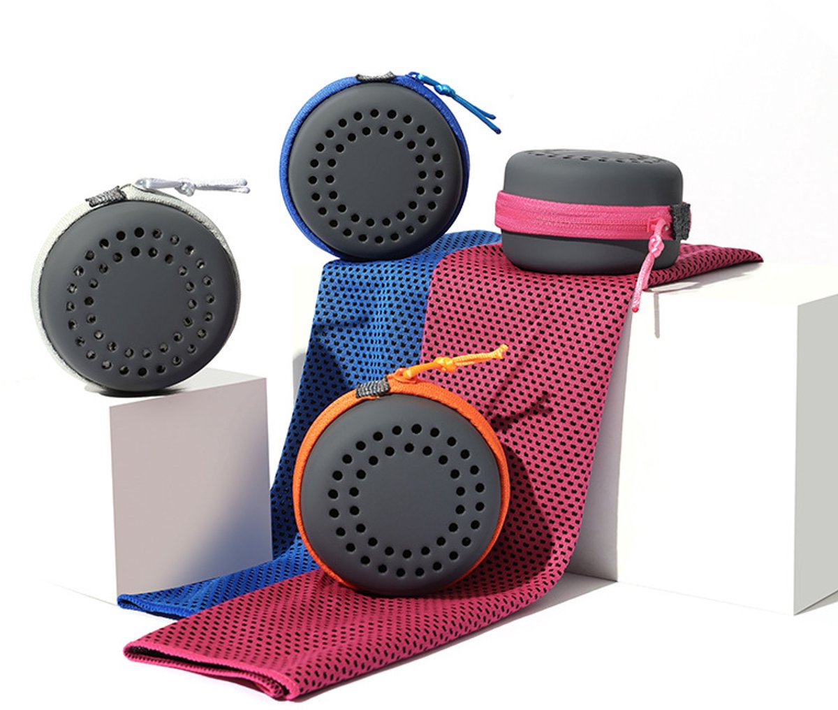 Cooling Towel for Summer & Sports - Quick-Drying & Cooling - Quick-Drying Towels - Cooling Towels for Running - With Storage Box - 30x60 cm (Children) Purple — image 4