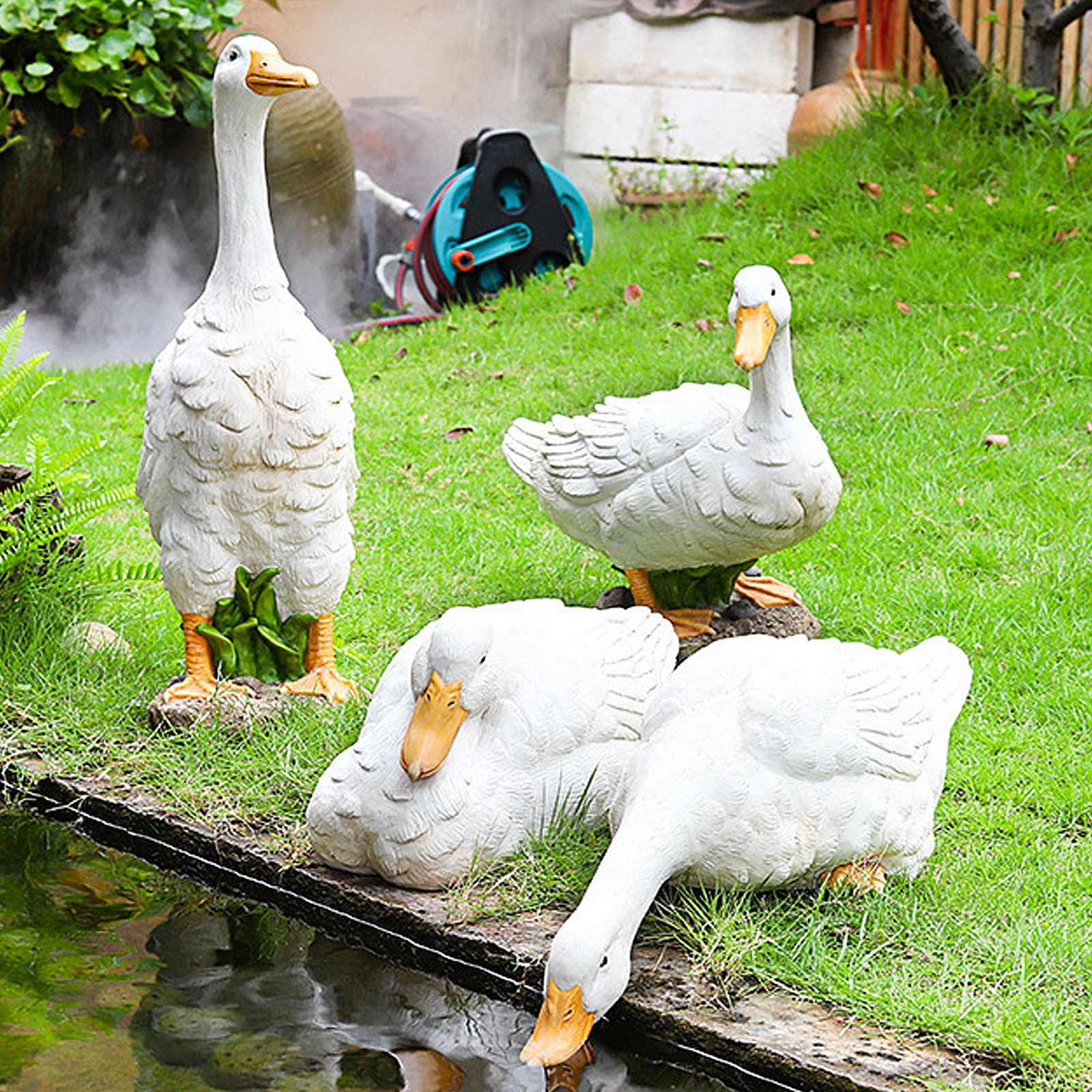 Outdoor Simulation Duck Decoration Garden Pool Water Landscape Decoration Layout Resin Decoration โ image 6