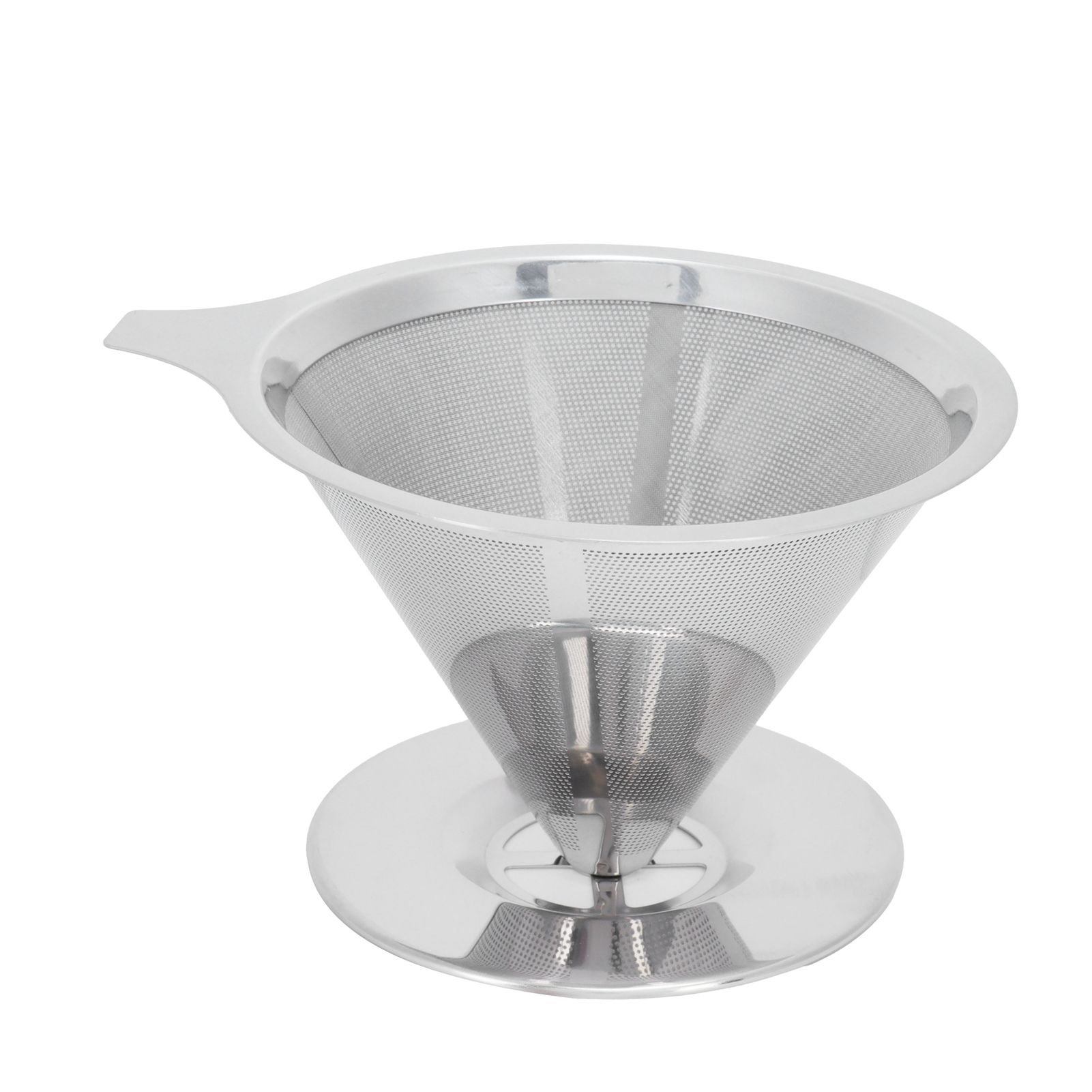 Stainless Steel Brew Drip Coffee Filter Funnel Cup Dripper Coffee Machine Accessories — image 5