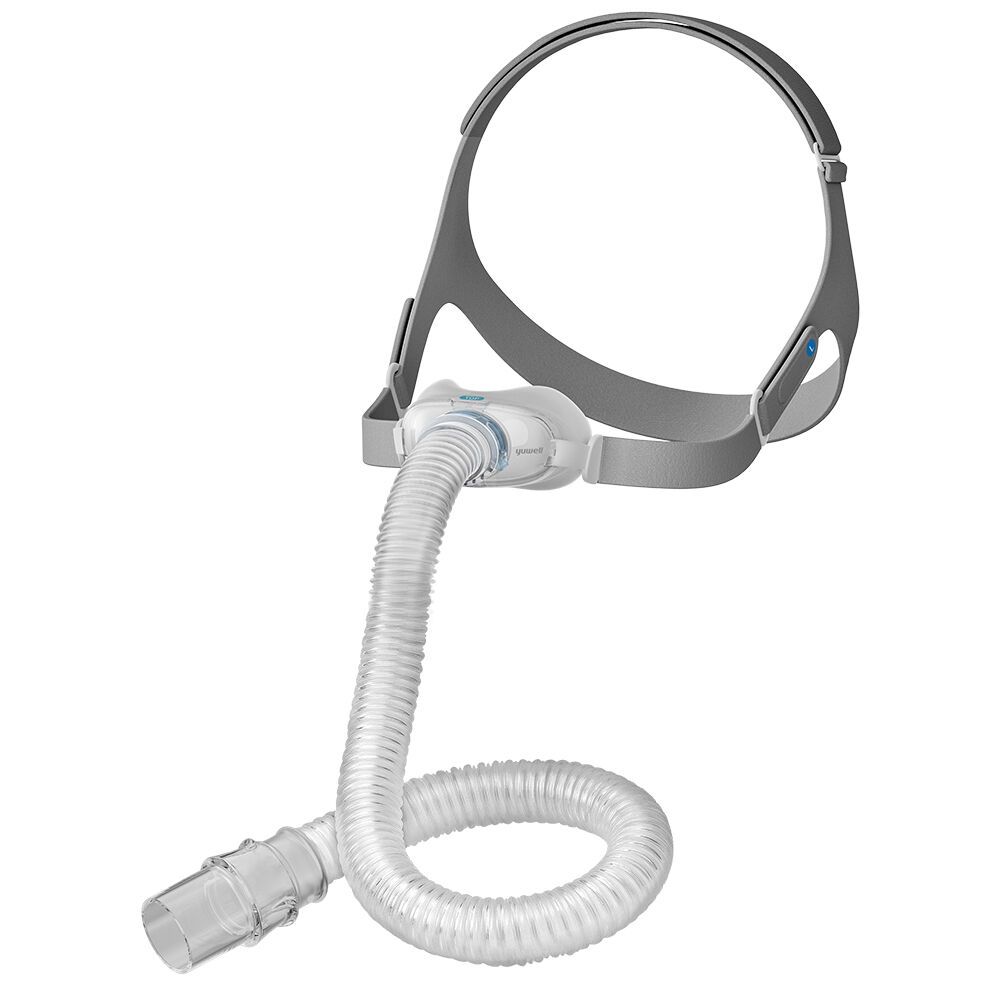 Yuwell Breathwear II Nasal CPAP Mask, 4-20cm, 22mm Connector, 23dB Quiet Airflow, Low Resistance 1.0/3.5cmH2O