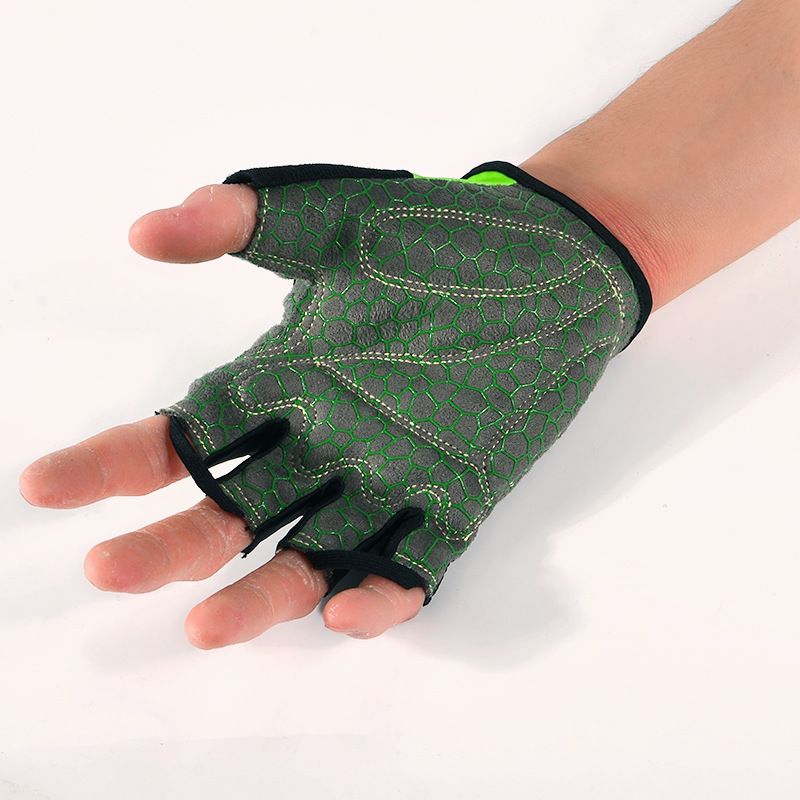 Boodun Cycling Gloves Lycra Mountain Bike Green โ image 3