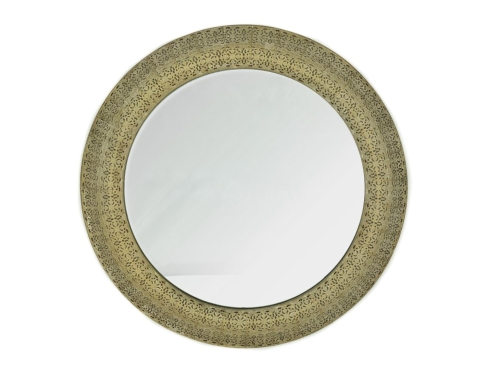 Moroccan Style Round Wall Mirror 60cm โ image 2