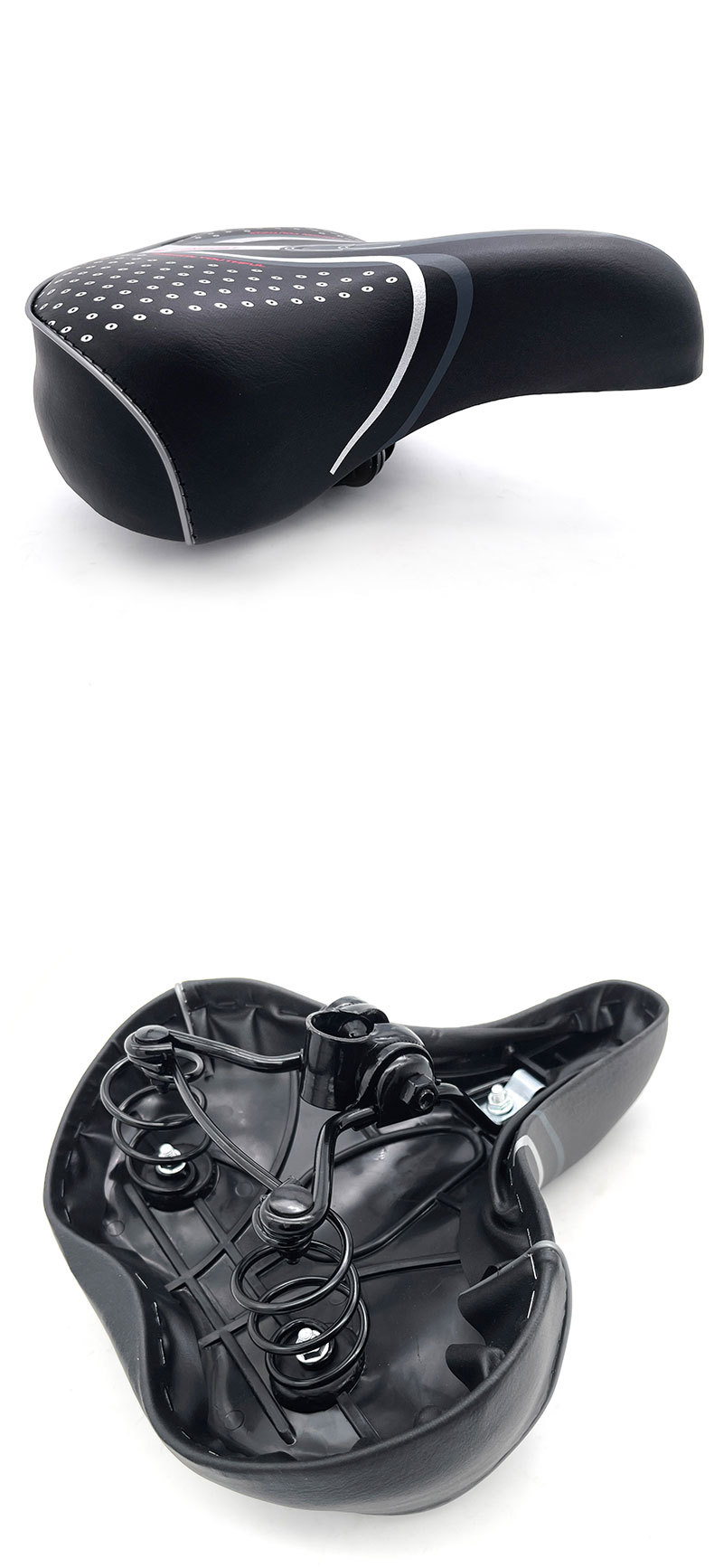 1 pc electric vehicle seat cushion, load-bearing bicycle saddle, enlarged and widened seat cushion, large seat bag accessories — image 3