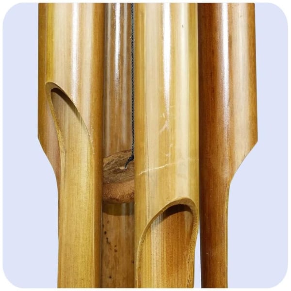 Bamboo wind chime, good sound, decorative for the garden and — image 5