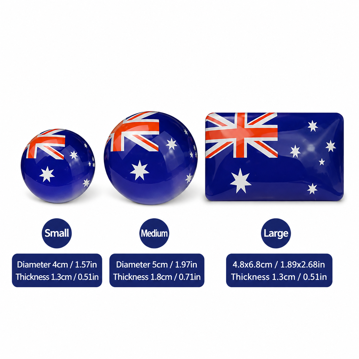 Show Your Colors with Stunning Crystal Fridge Magnets Featuring Starry Flag Designs — image 2