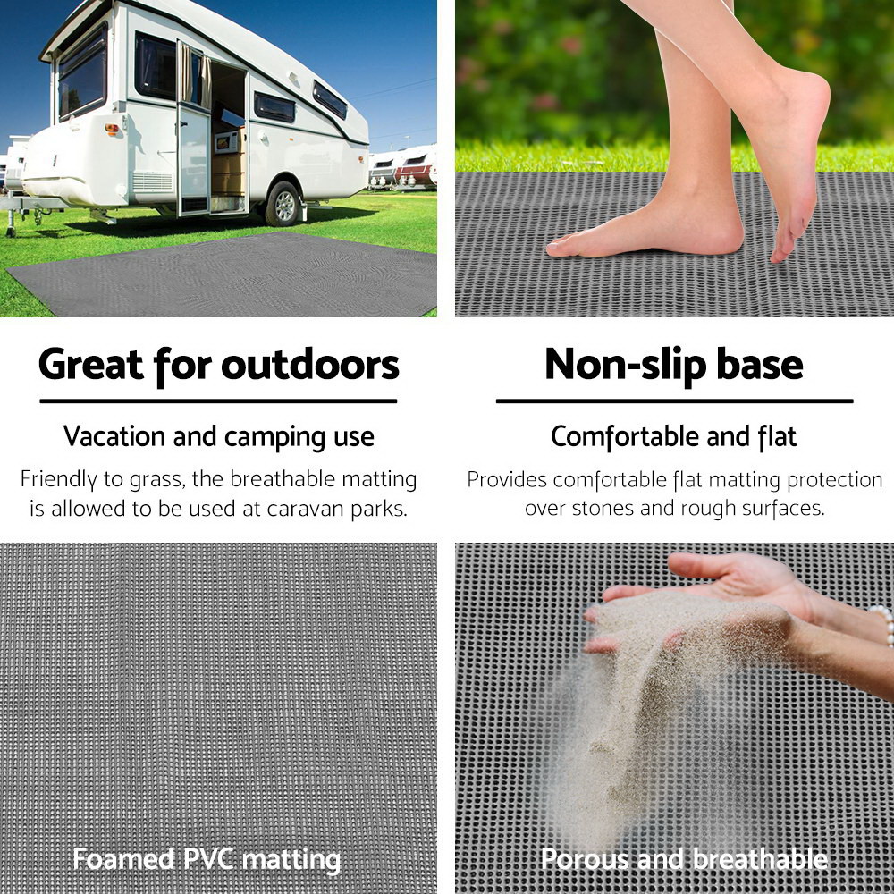 Weisshorn 4M X 2.5M Annex Matting Floor Mats Mesh Caravan Camping Annexe — image 5
