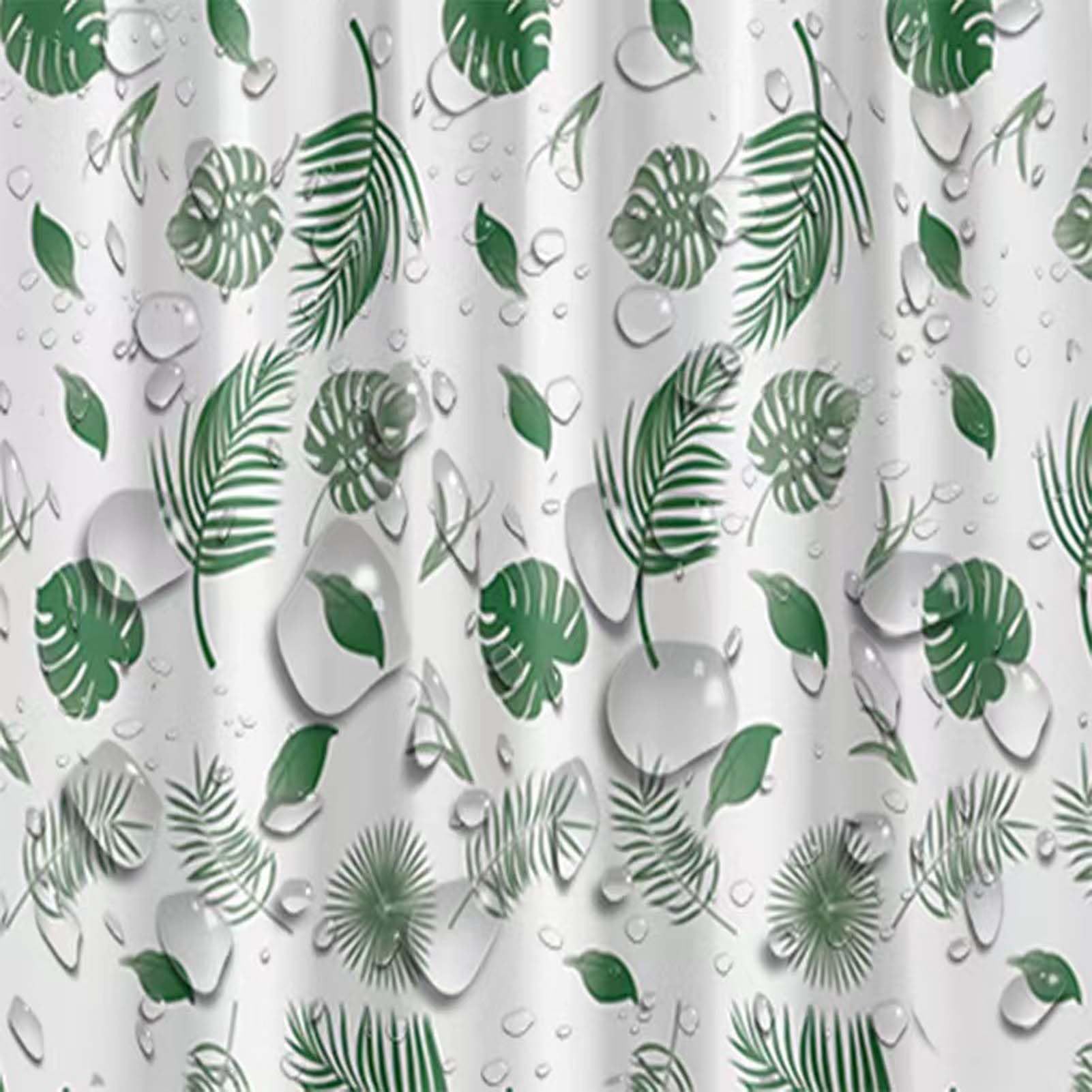 Plastic Shower Curtain Liner for Shower Stall & Bathtubs, Bathroom Curtains Shower Curtain and Liner Set — image 2