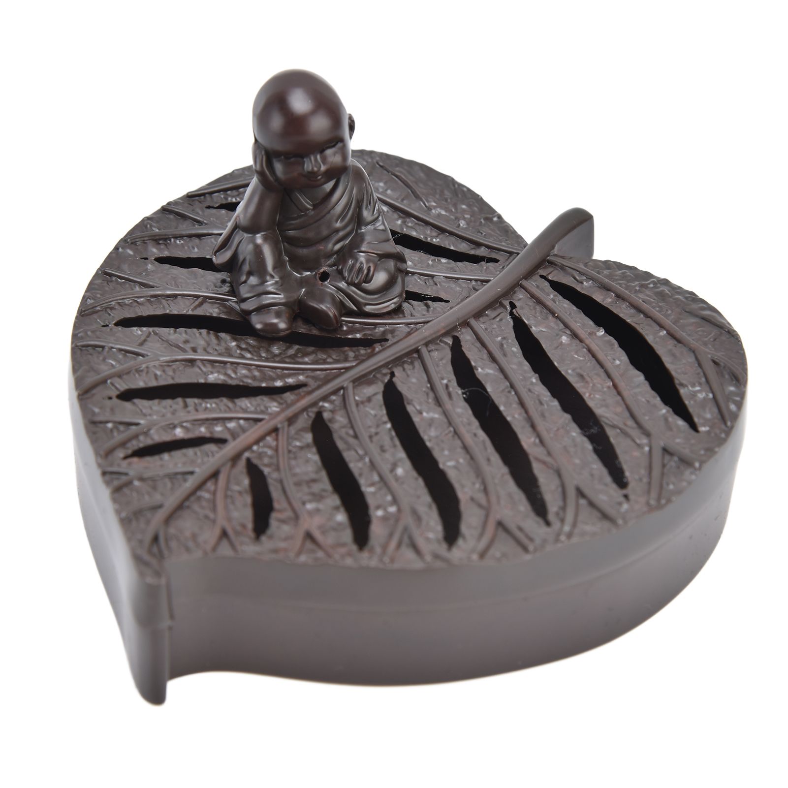 Incense Holder Burners Leaf Shape Mini Exquisite Durable Easy Clean Relieve Mood Home Decoration — image 5