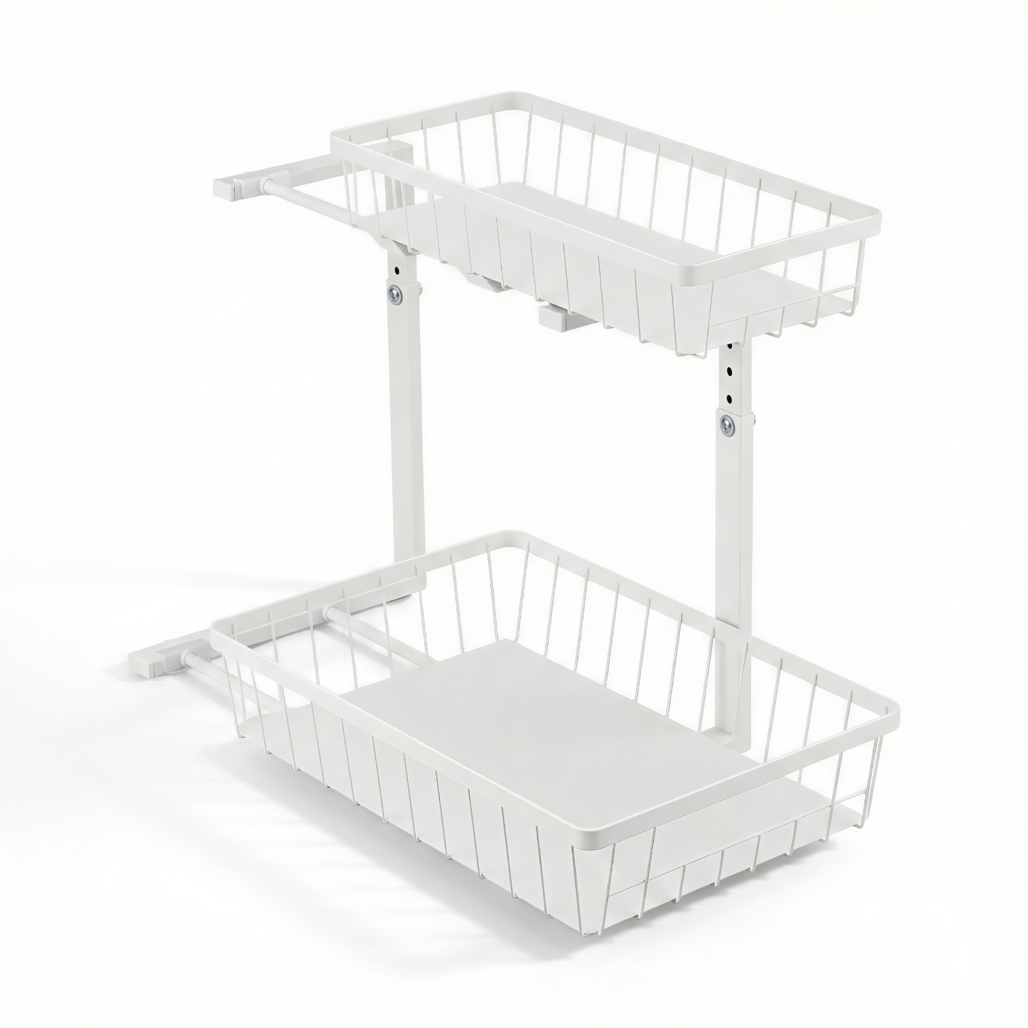 Artiss Under Sink Organizer Storage with 2 Slide Out Drawers 5 Adjustable Height Bathroom Kitchen Cabinet โ image 3