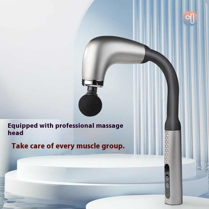 Silver Electric Elbow Fascia Gun for Body/Head Relief Portable Silent Body Fatigue Reliever Hot Selling Massager โ image 3