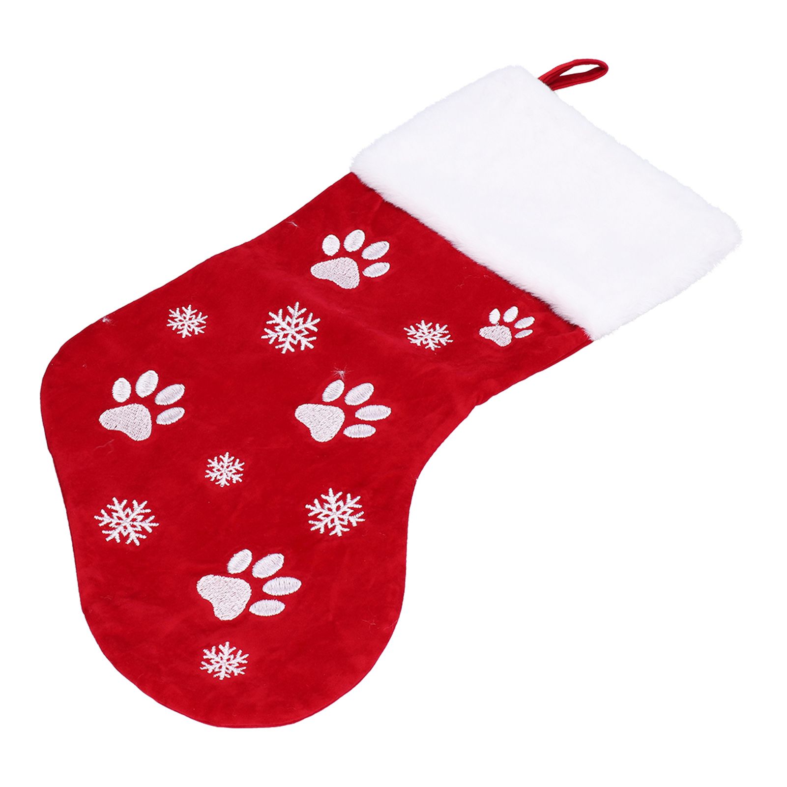 Christmas Stocking Gift Bag Xmas Tree Hanging Pendant Craft for Home Party Decorative OrnamentRed โ image 5