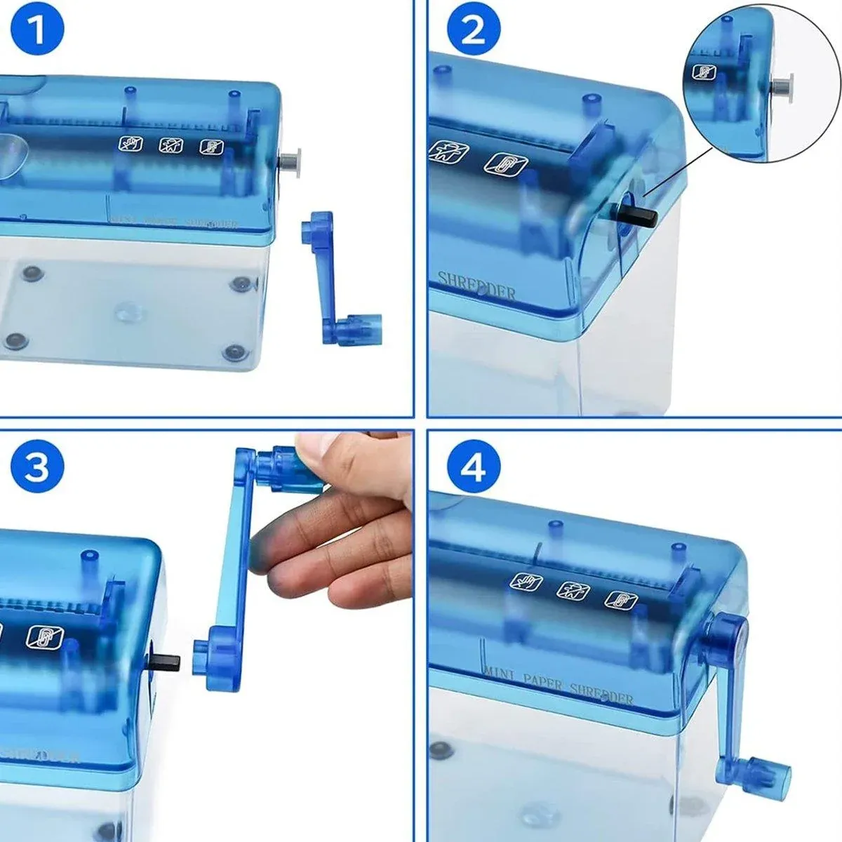 A6 File Hand Paper Shredder Straight Cutting Machine Manual Document Handmade — image 6