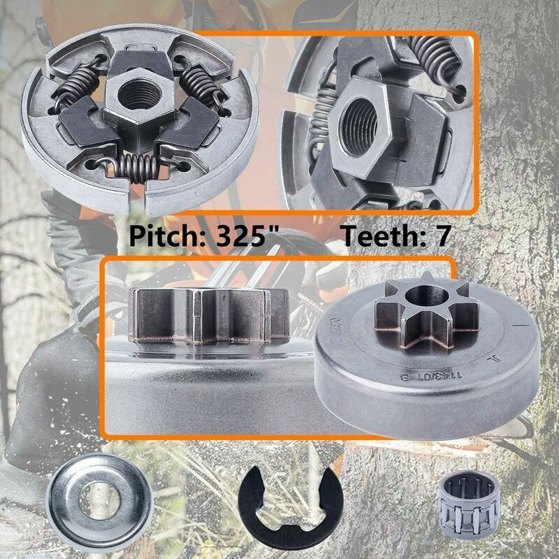 Clutch Drum .325 Clutch Drum Bearing Kit For Stihl Ms261C Ms271C Ms291C Ms240 Ms260 Ms270 Ms280 Chainsaw Replacement โ image 3