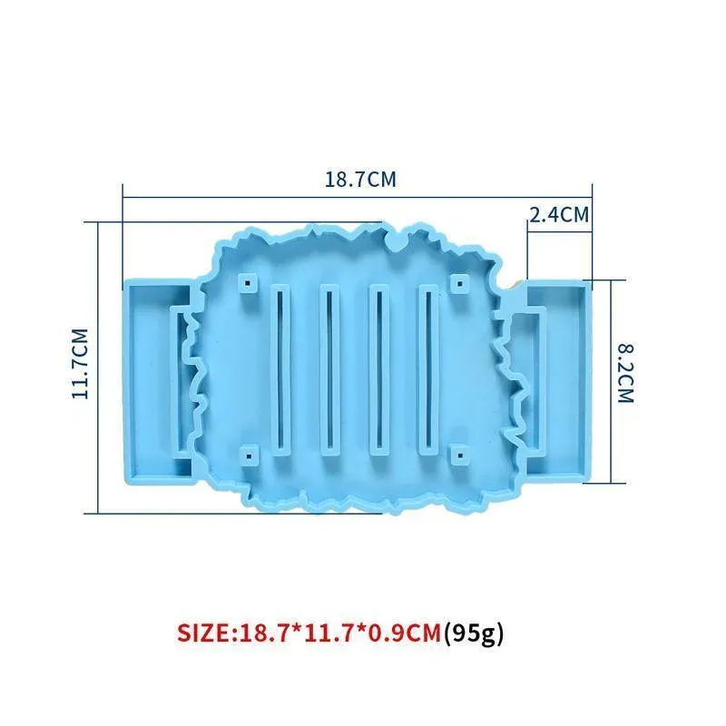 2pc Coaster Epoxy Resin Mould Silicone Cup Mat Holder DIY Craft Tool โ image 3