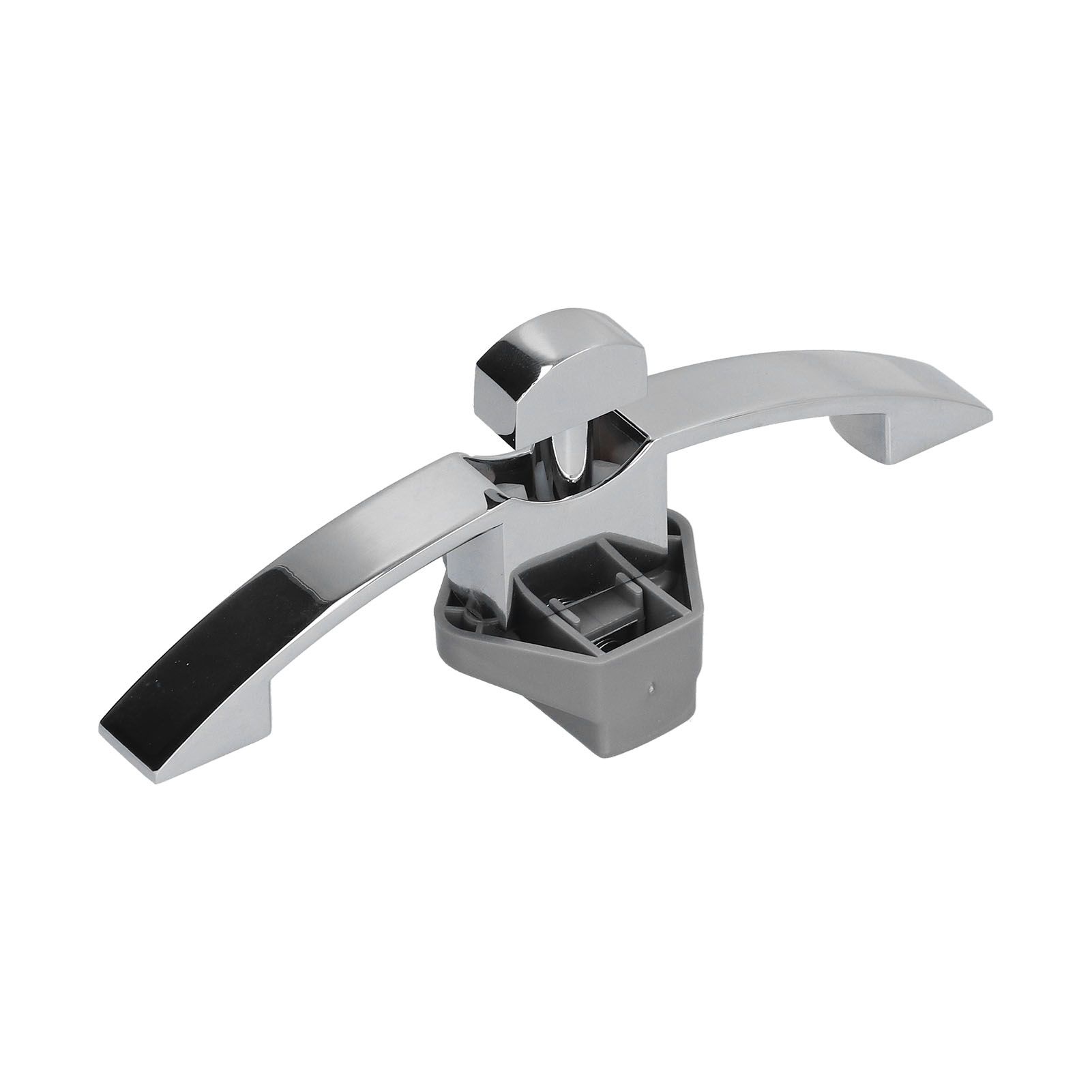 Knob Latch Lock with Handle RV Cruise Ship Wall Cabinet Lock Zinc Alloy Button Handle Lock — image 4