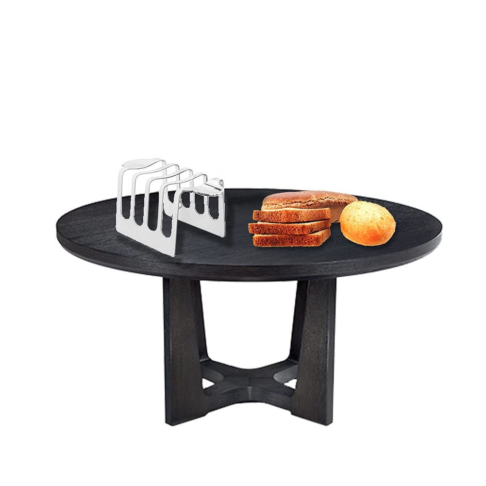 Toast Bread Rack Holder, 4 Slice Holes Toast Bread Rack, 4.92inch Rectangle Stainless Steel Toast (size:4.92 * 2.56 * 2.36inch) — image 3