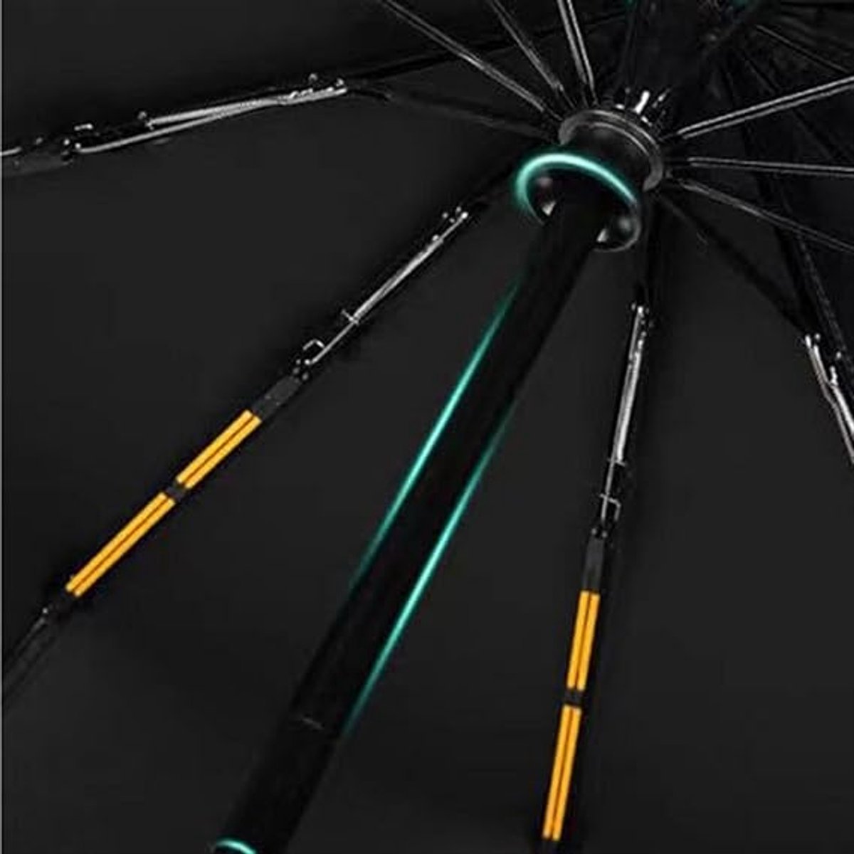 Folding umbrella 12-foot umbrella men and women windproof large size rainproof sun-resistant foldable — image 3