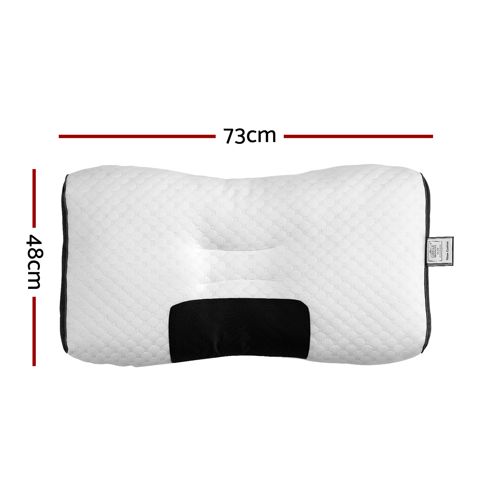 Giselle Bedding Contour Pillow Ergonomic Neck Pillow 48X73CM โ image 2
