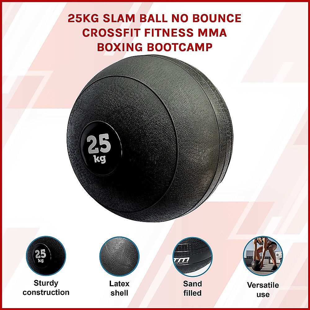 25kg Slam Ball No Bounce Crossfit Fitness MMA Boxing BootCamp โ image 3