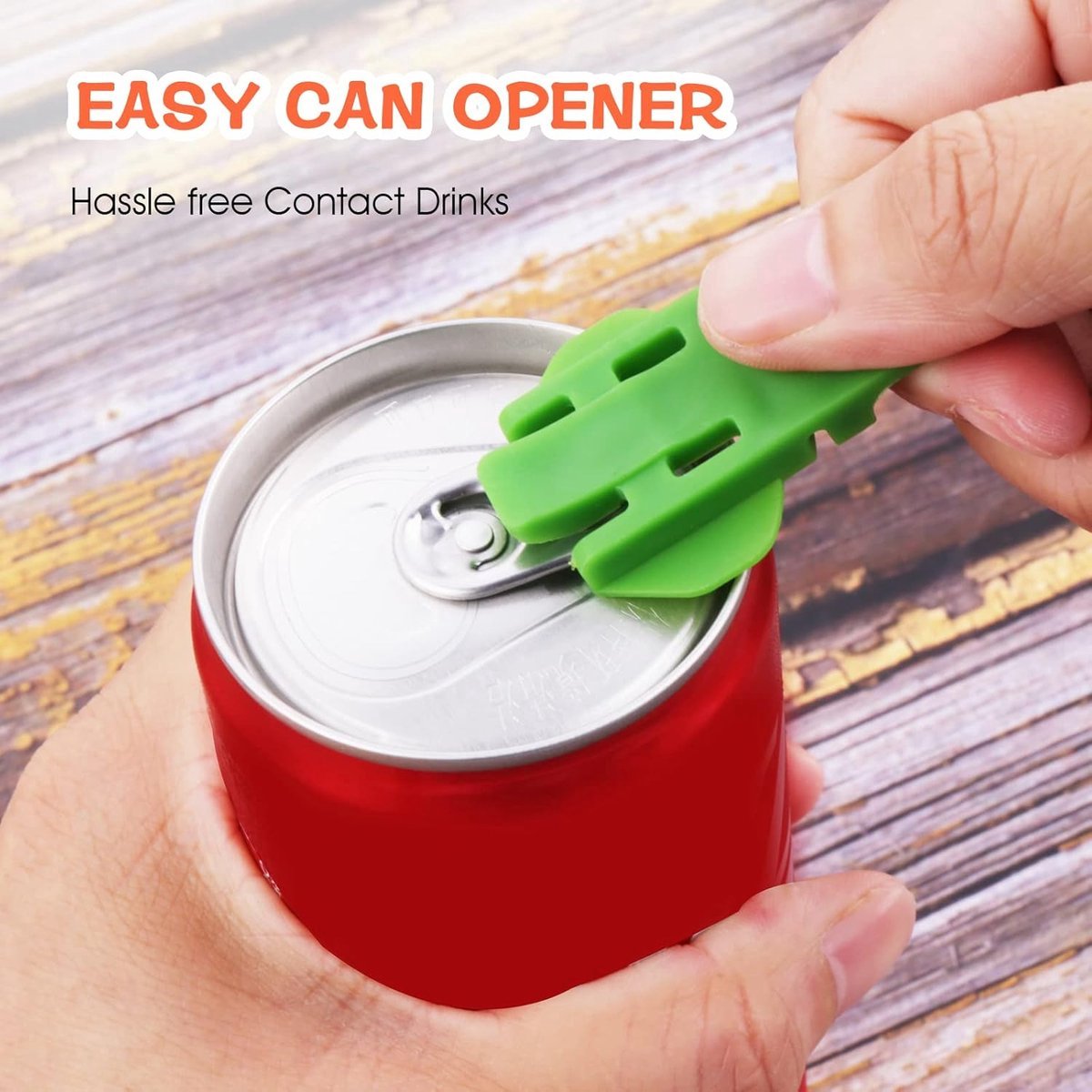 Can Opener - 12 Pieces - Can Opener For Cans - Can Sealer - Drink Can Opener - Can Lock - Aid For Rheumatism - Soft Drink Can Opener - Small Can Sealer — image 4