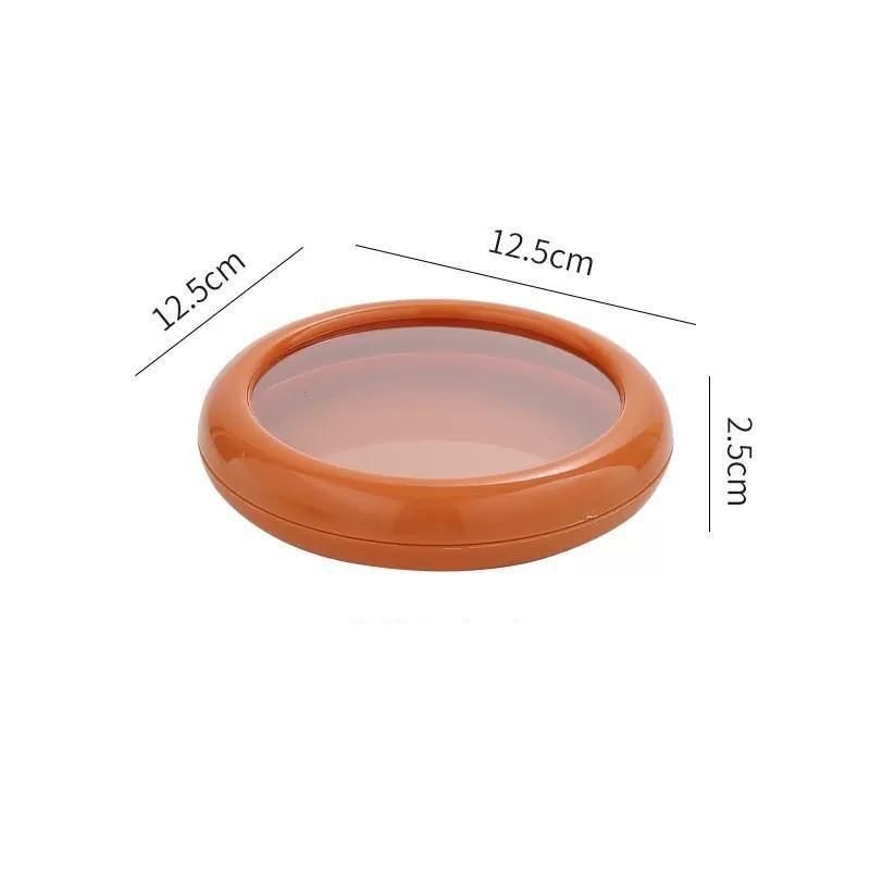 4pcs Fruit and Vegetable Storage Containers, Brown (OPP Bag Pack)