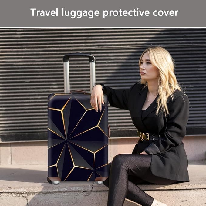 1 Piece(s) Elastic Suitcase Cover Travel Luggage Protection Scratch Resistant Washable Trolley Case Cover, 18-20inch — image 5
