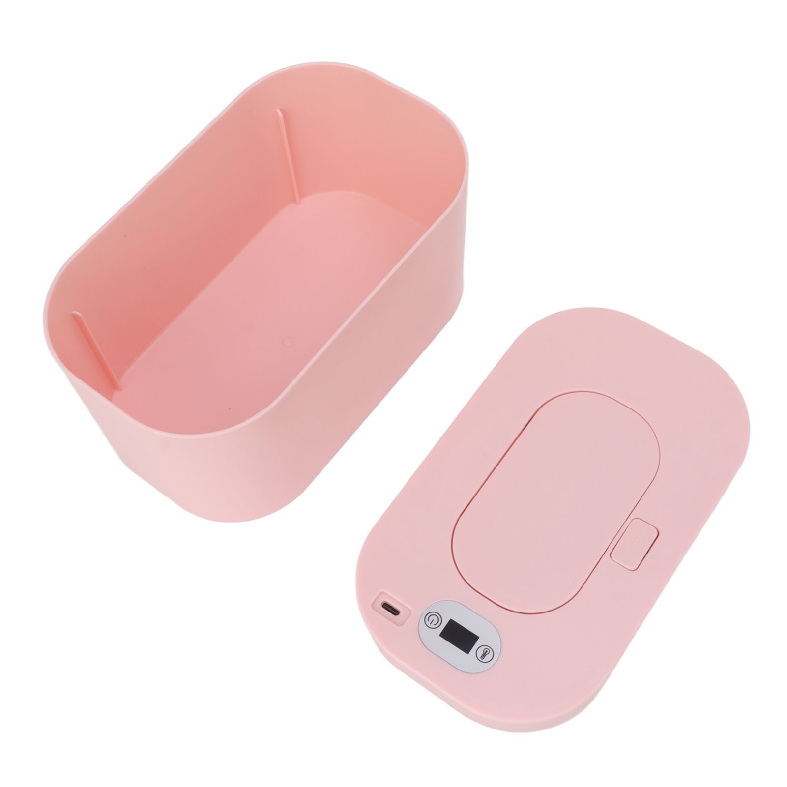 Baby Wipe Warmer USB Constant Temperature Portable Wipe Heater Temperature Adjustment Warm Keeper Dispenser 5V Pink โ image 3