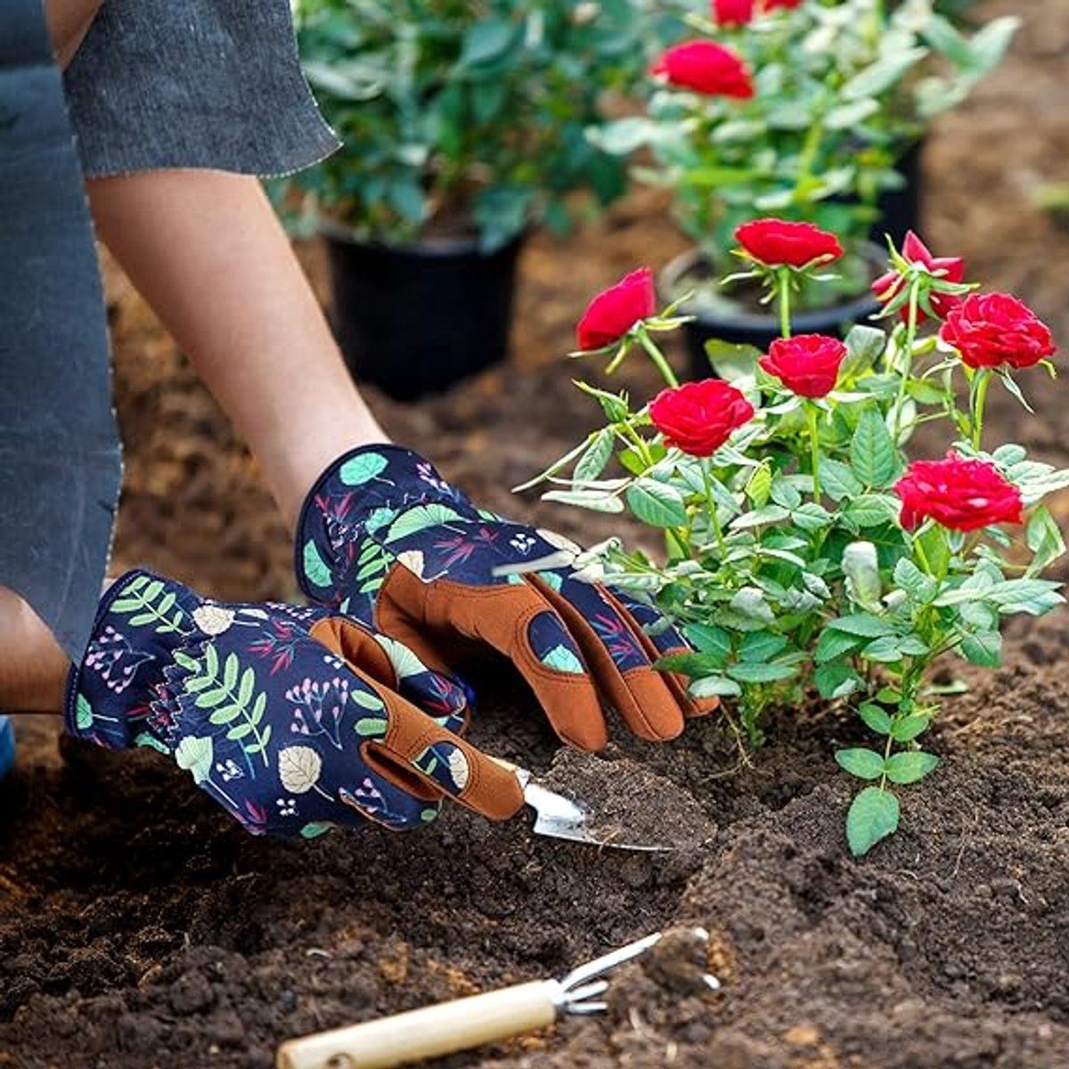 Leather Garden Gloves for Women — image 5
