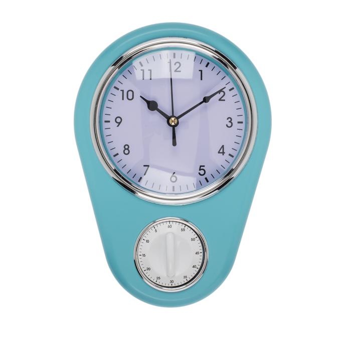 Wall Clock Timer Function Blue 435 New High Quality — image 3