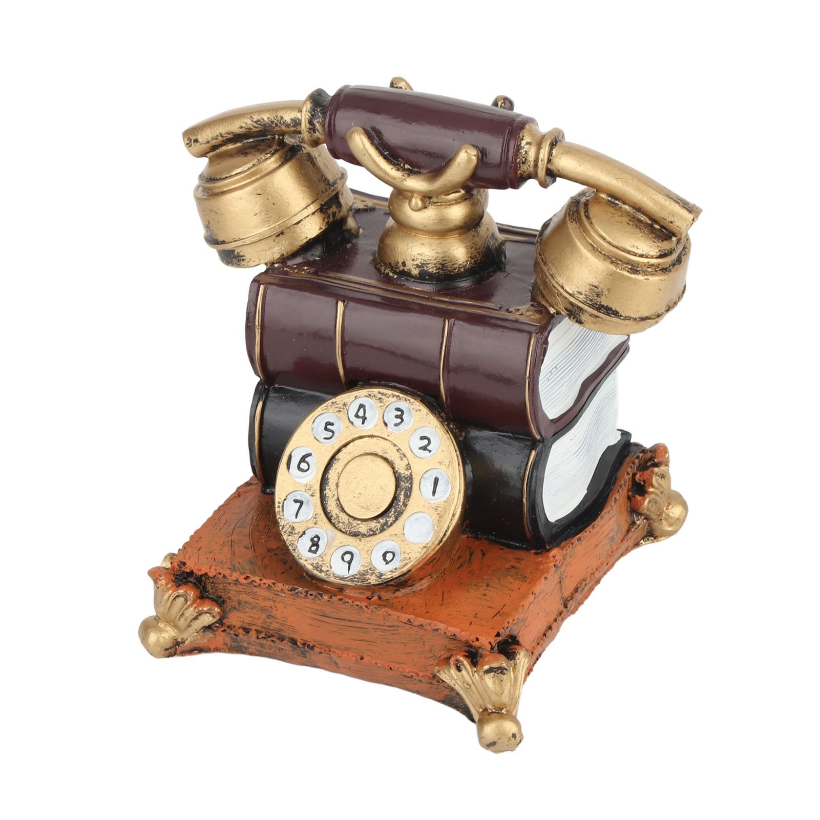 Retro Decorative Phone Model Resin Vintage Telephone Decor for Film Shooting Bar Table Decoration โ image 4