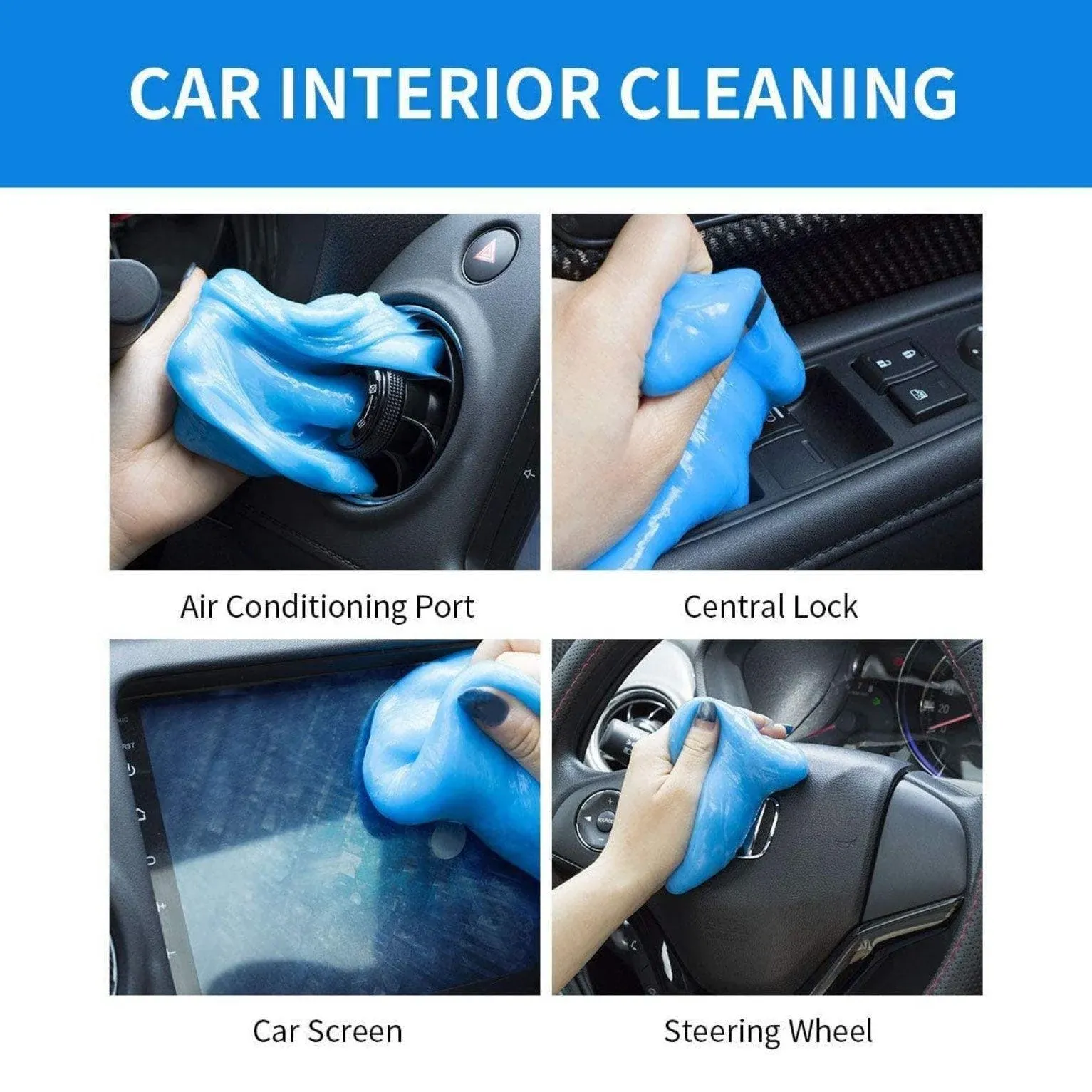 Dust Dirt Cleaning Super Clean Car Laptop Keyboard Home Cleaner - Yellow โ image 4