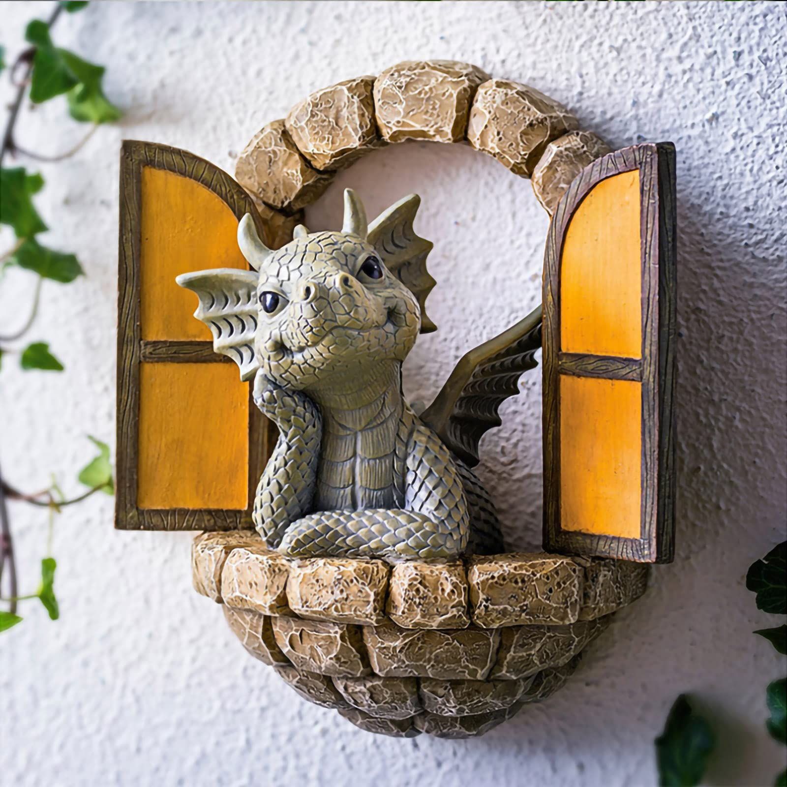 Outdoor Garden Dragon Decor Statue — image 4