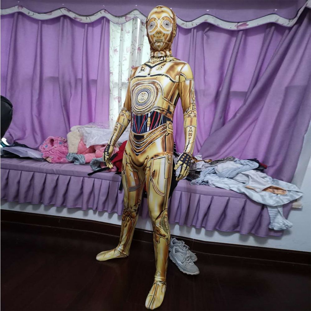 Spiderman Cosplay Costume Milk Silk One Piece Suit Hero Return + Headgear 180 — image 2