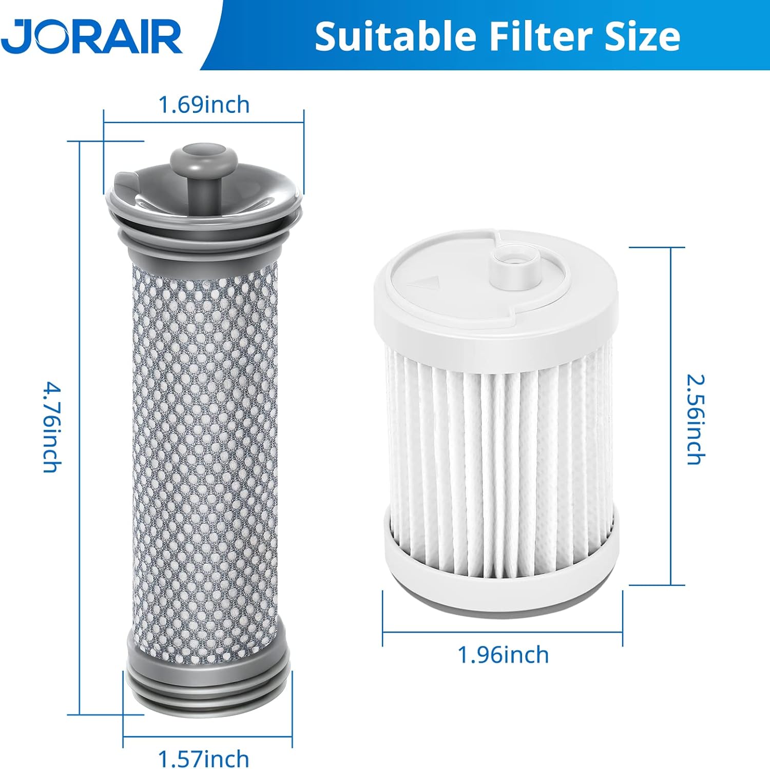 Replacement Filter kit Compatible with Tineco A10/A11 Hero, A10/A11 Master PURE ONE S11, PWRHERO11 Snap Cordless Vacuum Cleaner, 2 Pack Pre Filters & 2 HEPA โ image 5