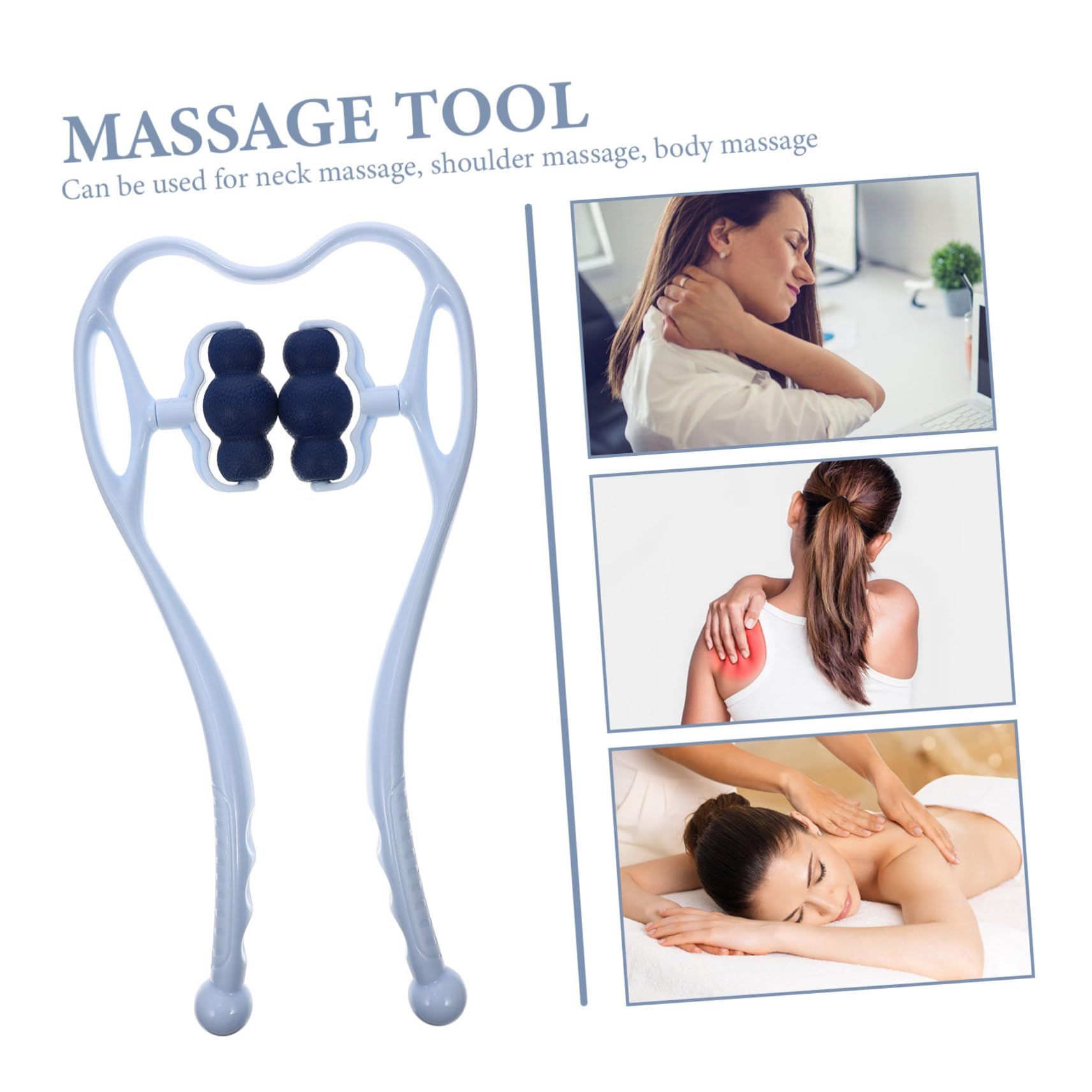 Manual Neck Clamp Neck and Shoulder Massager Neck Shoulder Massager Roller Massagers for Neck and Back Home Supplies โ image 5
