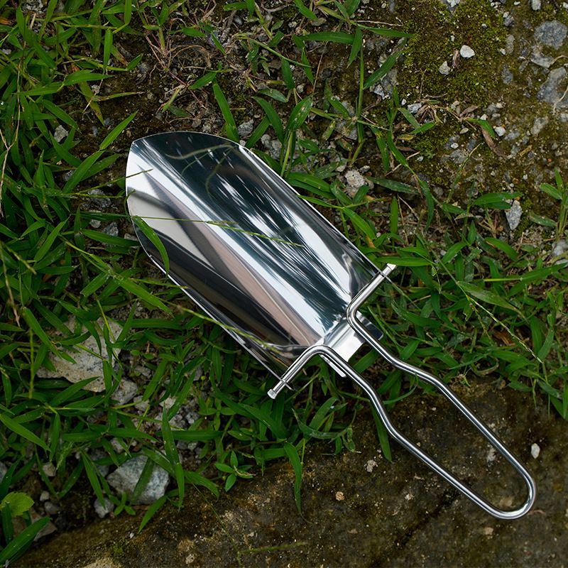 Outdoor tools: Multi functional stainless steel shovel, foldable and portable digging shovel, ice shovel, gardening shovel — image 3