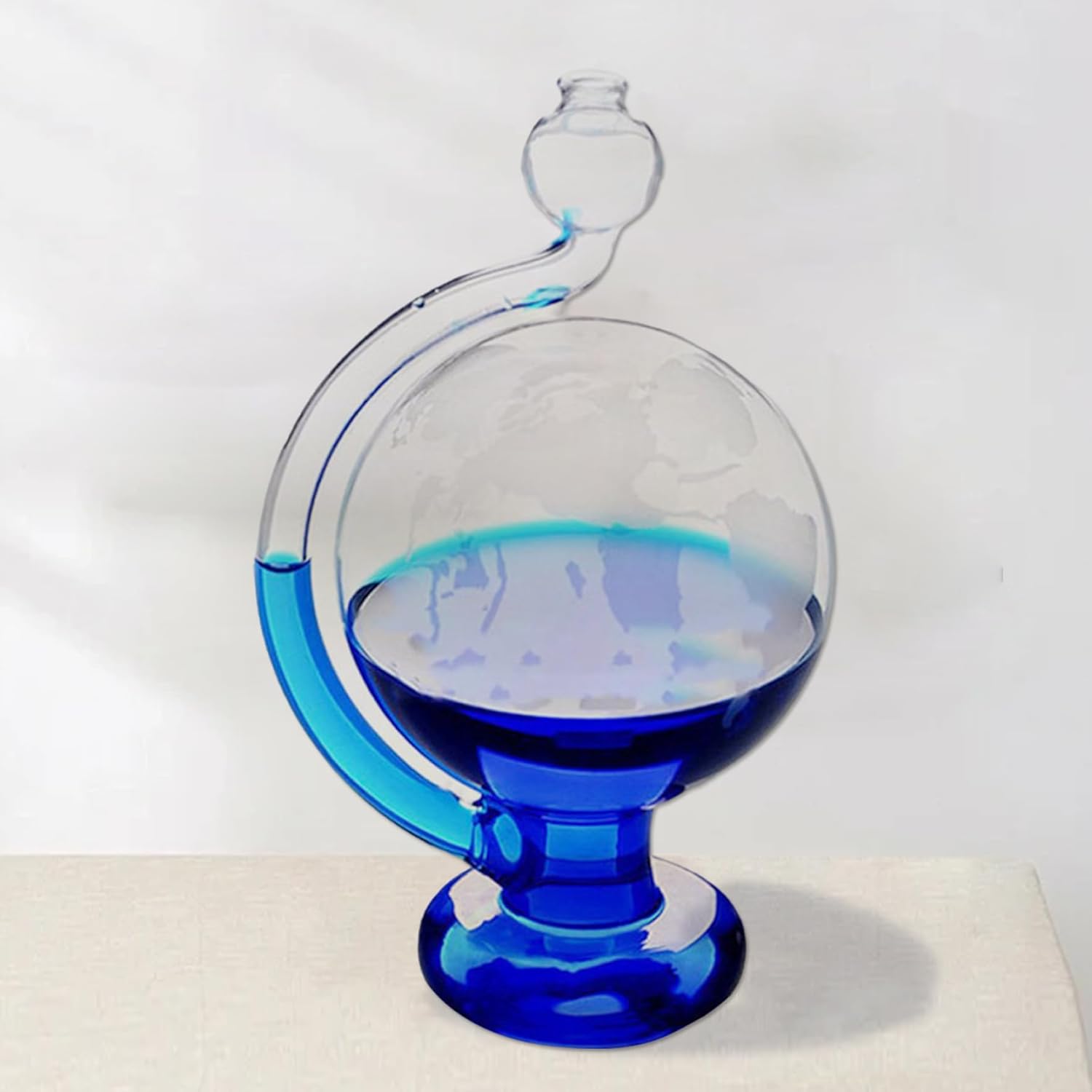 Storm Glass Weather Predictor, Visual Barometric Pressure Gauge, Portable Glass Barometers for The Home Office Desktop Decor Gifts — image 3