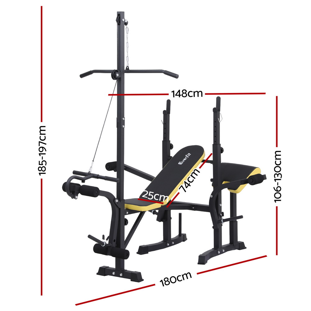 Everfit Weight Bench 14in1 Press Multi-Station Fitness Home Gym Equipment — image 2