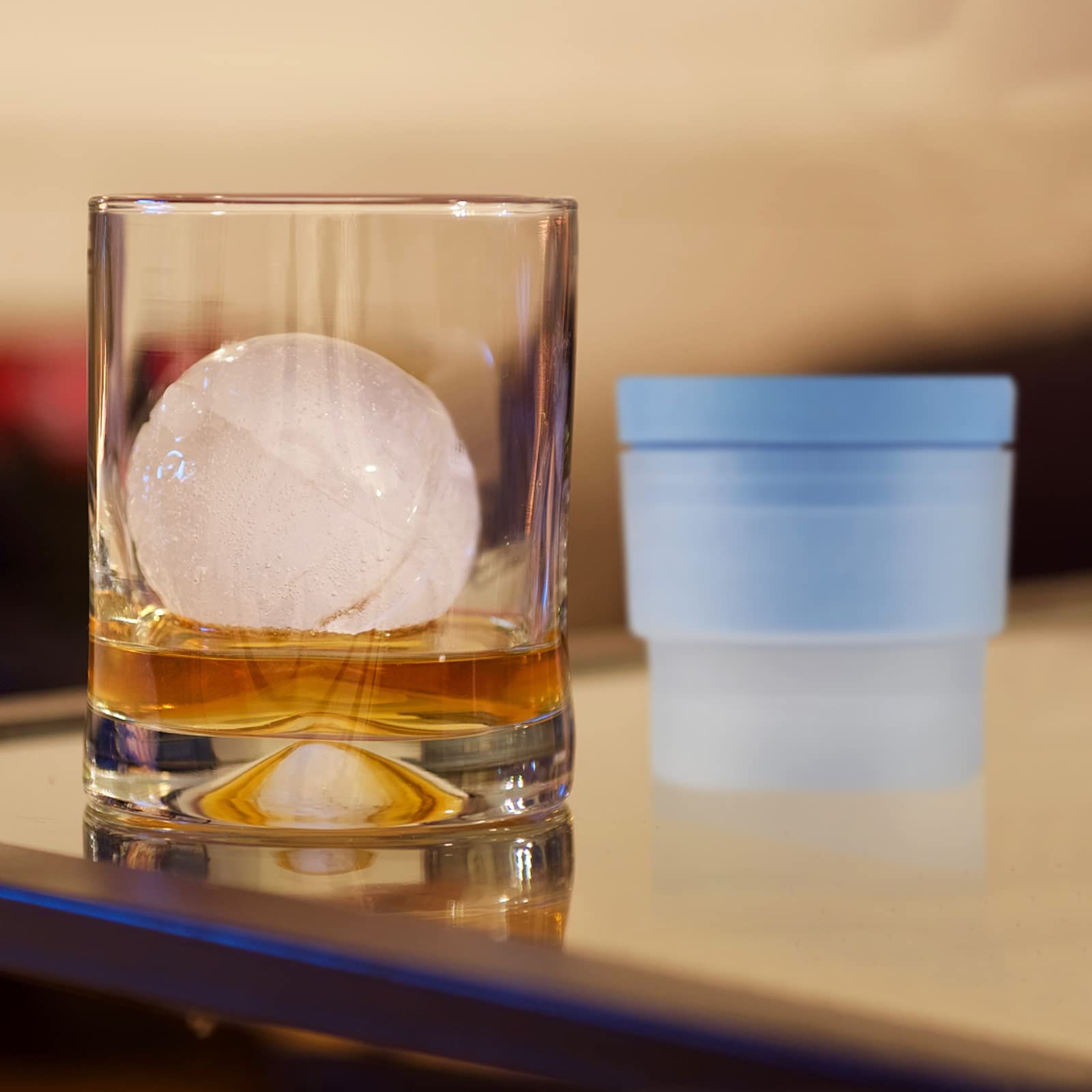 Ice Ball Maker, Set of 3 2.5 Inch Ice Spheres Mold,Round Ball ice Cube Mold for Whiskey Cocktails Juice Beverages Bourbon โ image 3