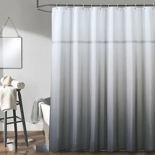 Waterproof Shower Curtain Moroccan Pattern Mold Resistant, 120 × 180 cm or 180 × 180 cm
