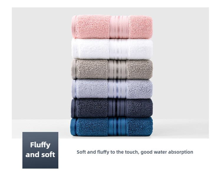 Dark Grey Luxury Cotton Towel Set(Towel + Bath Towel) - Quick Dry, Extra Thick & Absorbent โ image 6