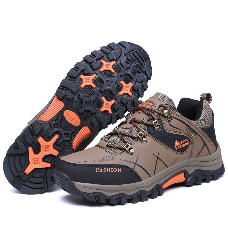 QIFENG Men Hiking Shoes Outdoor Trekking Sneakers Army Green 44 — image 6