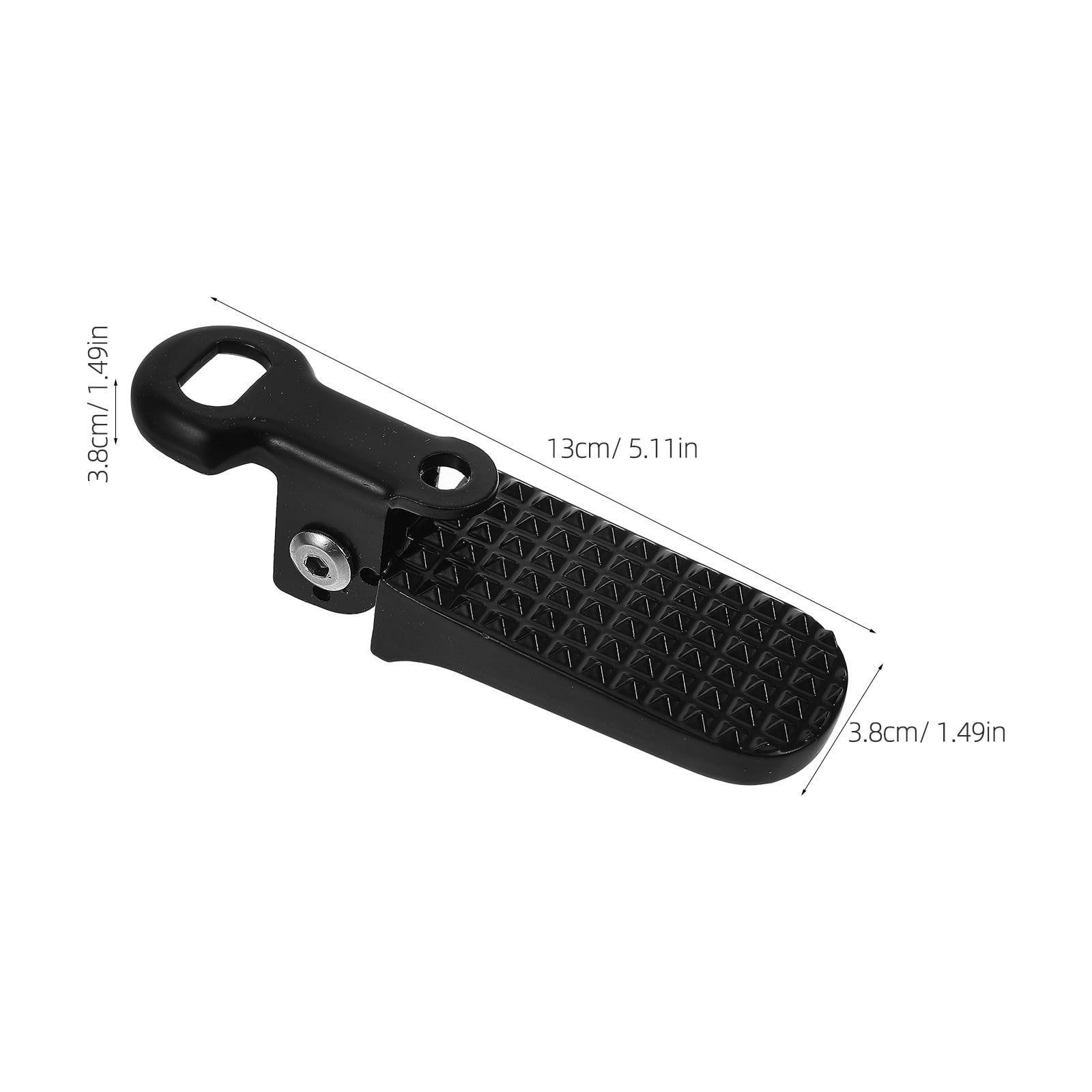 1 Pair Metal Peg Pedal Non Slip Foldable Aluminium Iron For Cyclists Outdoor Riding โ image 2
