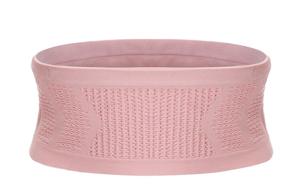 Invisible Running Waist Bag Belt Slim Running Belt Exercise Waist Belt Runner Belt for Running Walking Cycling Camping Gym -Pink / S