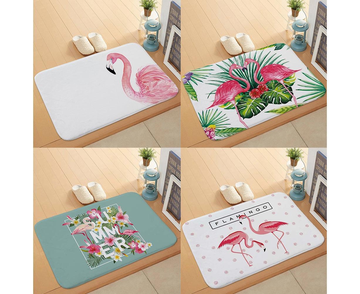 Stylish Flamingo Rug Kitchen Bathroom Anti-slip Doormat Carpet Floor Mat Home Decor โ image 4