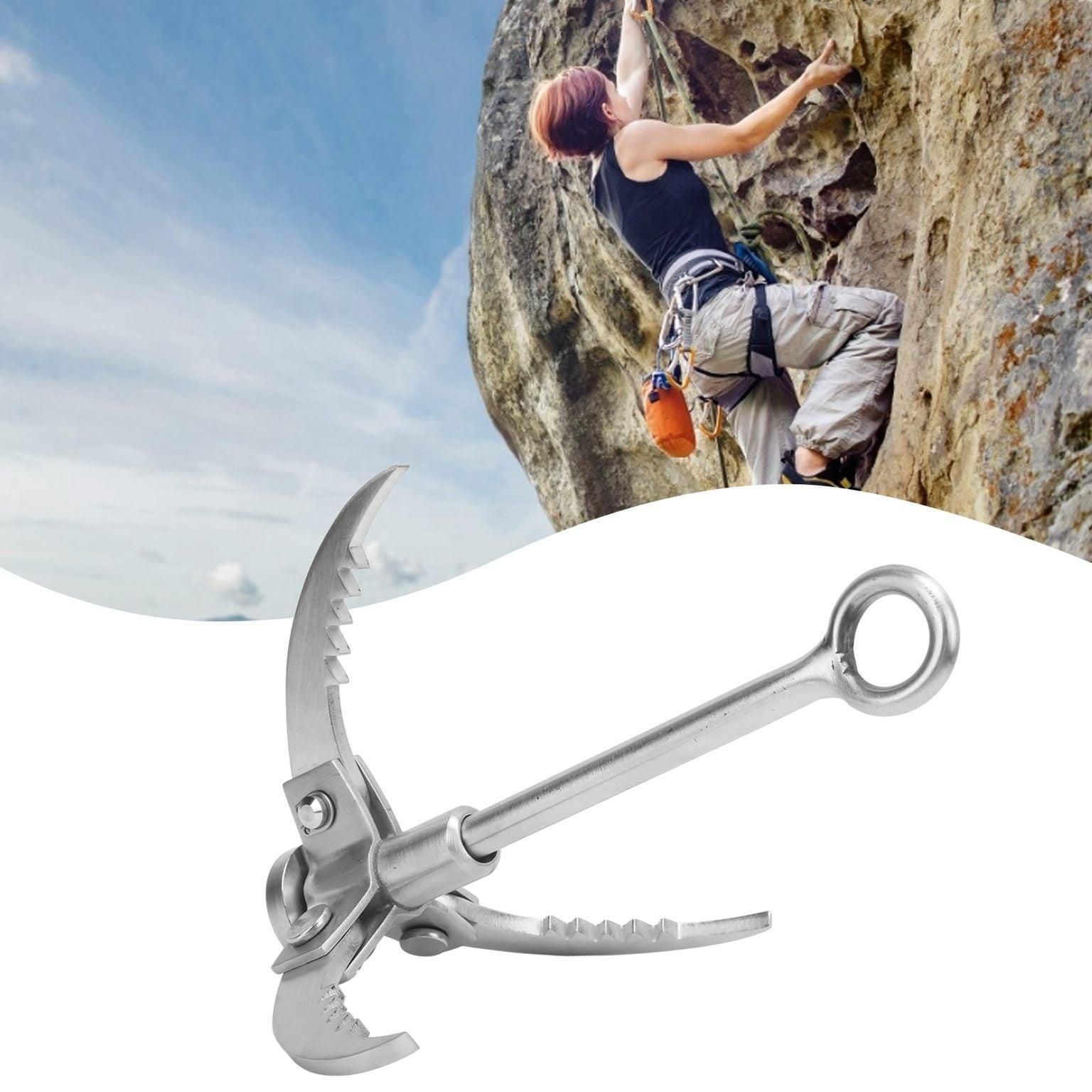 Grappling Hook Durable Folding Survival Hook Stainless Steel Grapple Claw — image 3