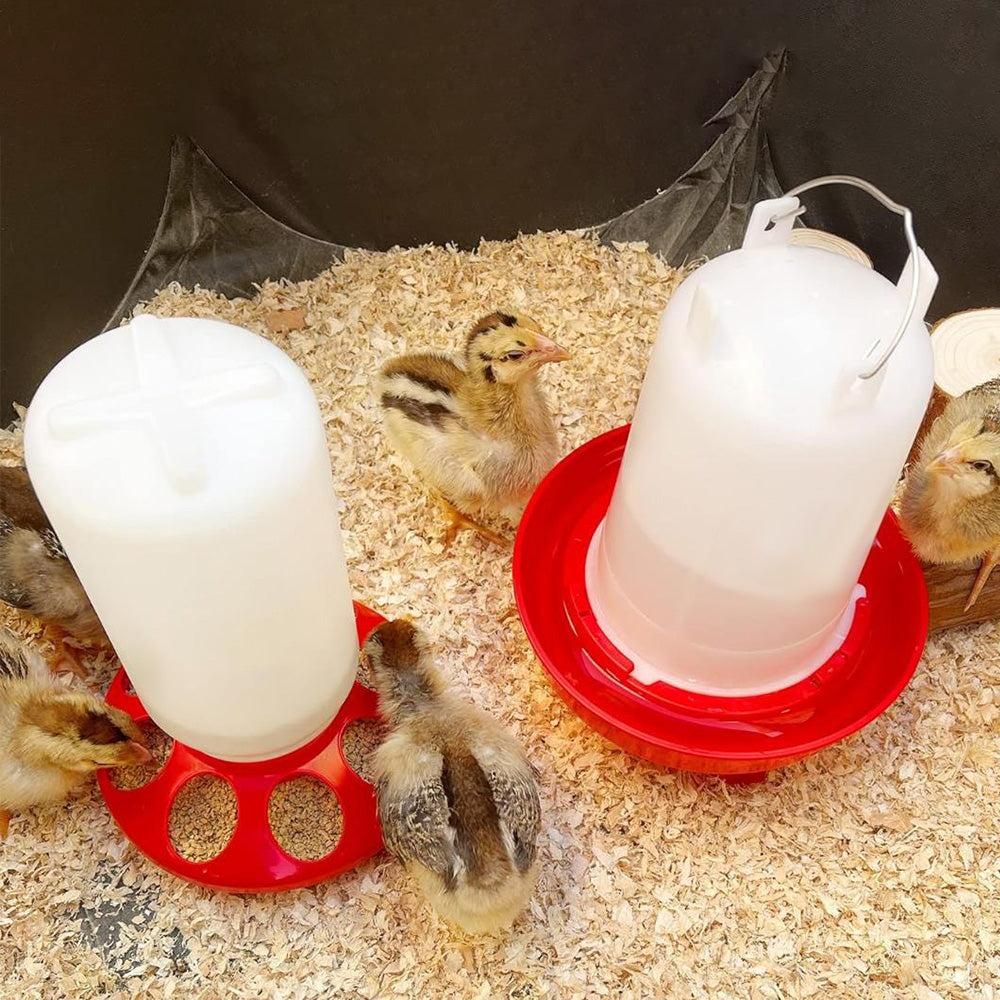 1L Chick Food Feeder and 1.5L Chicken Water Feeder Kit for Chick Aviaries — image 4